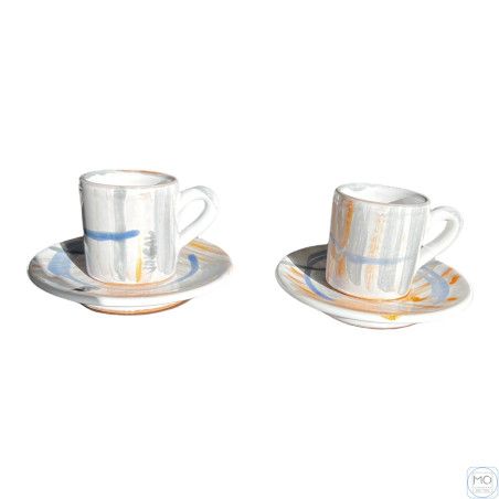 Pair of ceramic espresso...