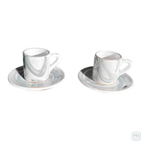 Pair of ceramic espresso...