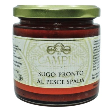 Ready-made tomato swordfish sauce