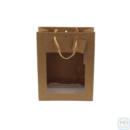 Gift bag with window and...