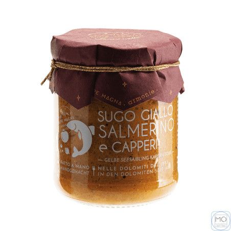 Gelbe Sauce mit Saibling...