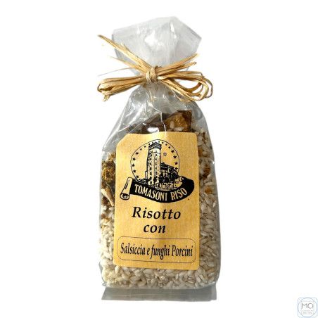 Risotto aux Cèpes et saucisse