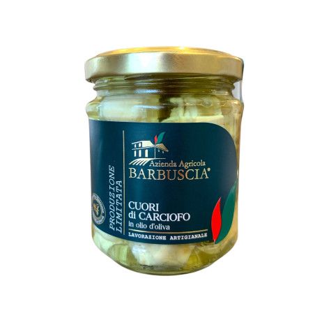 Artichoke hearts in olive oil