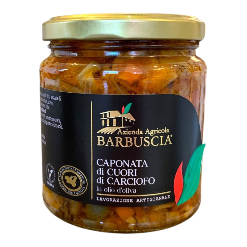 Caponata de coeur d'artichaut à l'huile d'olive