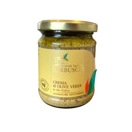 Crema di olive verdi