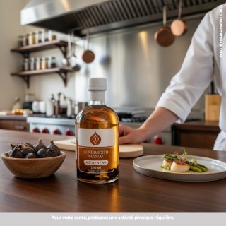 Condiment blanc à l'ail noir