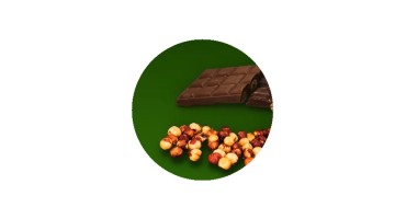 Chocolat and hazelnuts