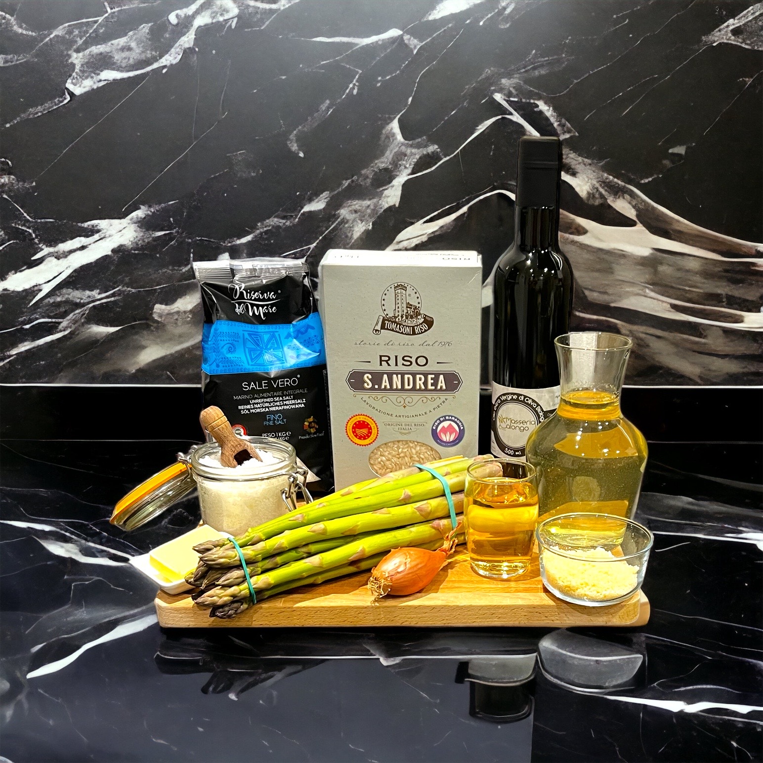 Ingredients Risotto Asperges Vertes