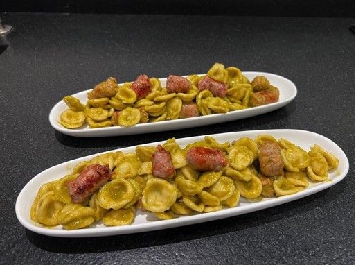 Recipe Orecchiette Cime di Rapa and sausages