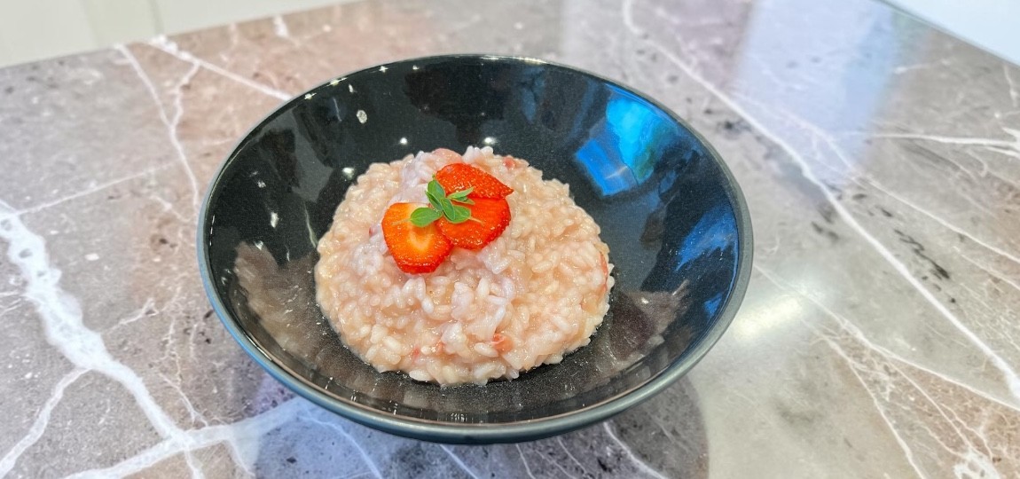 Risotto aux fraises