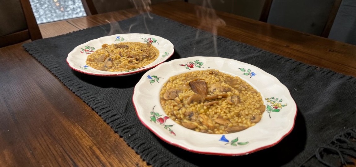 Recette Risini façon risotto aux champignons et cèpes